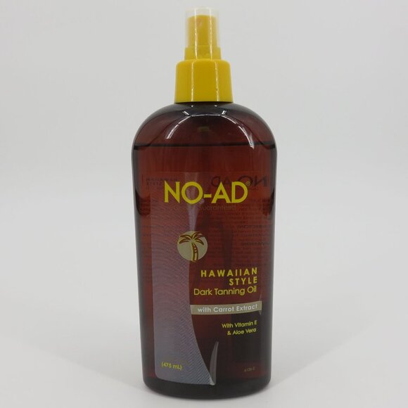 No Ad Hawaiian Style Dark Tanning Oil Spray Carrot Extract 475mL 077939203161 - Picture 10 of 10
